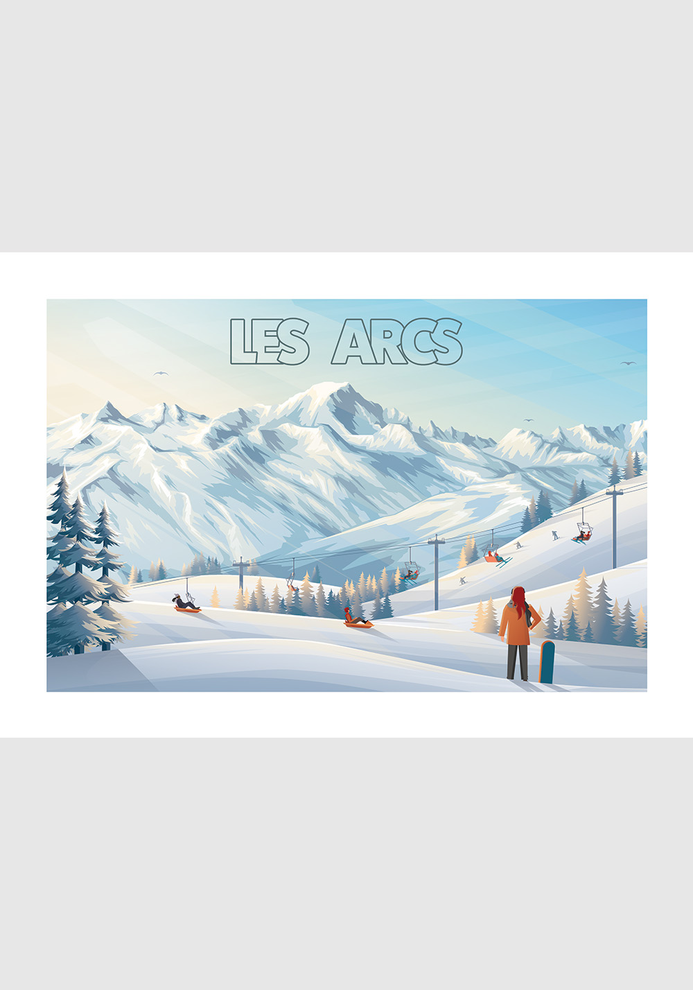 Affiche Les Arcs