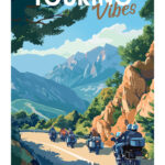 Poster moto vintage