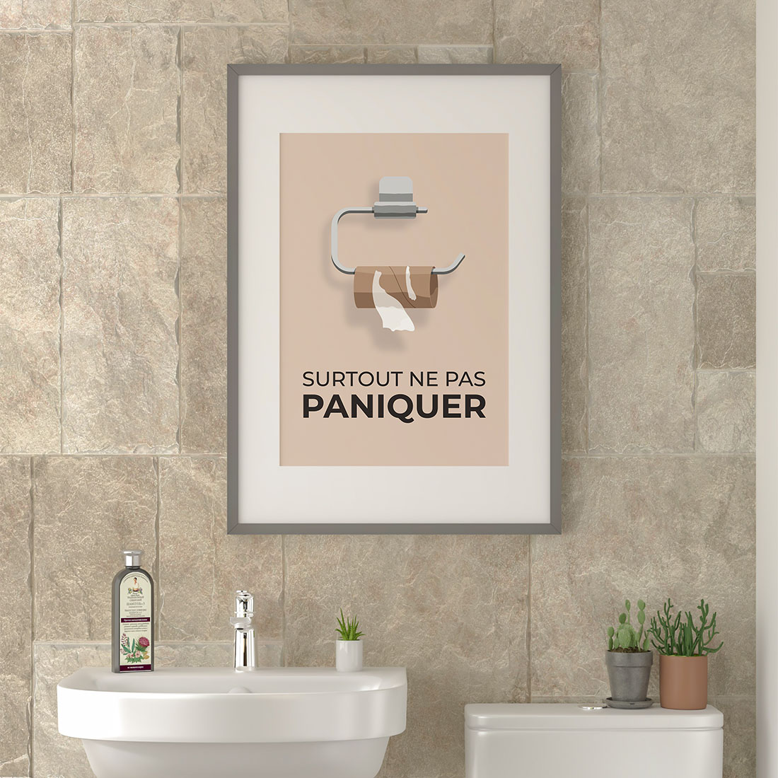 Poster original pour les toilettes Poster original pour les toilettes
