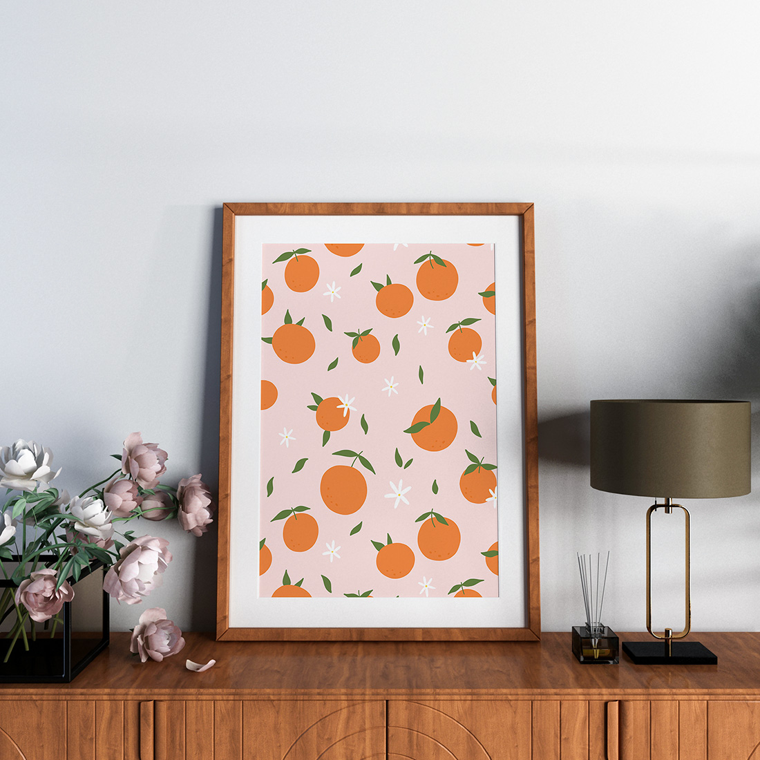 Poster pattern orange Poster pattern orange