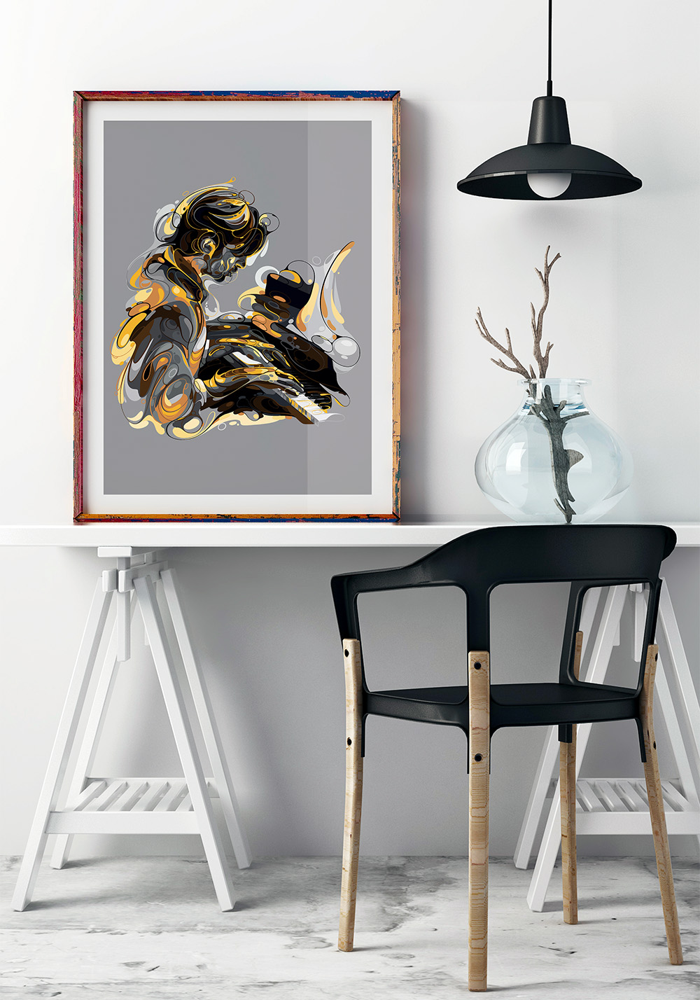 Poster pianiste