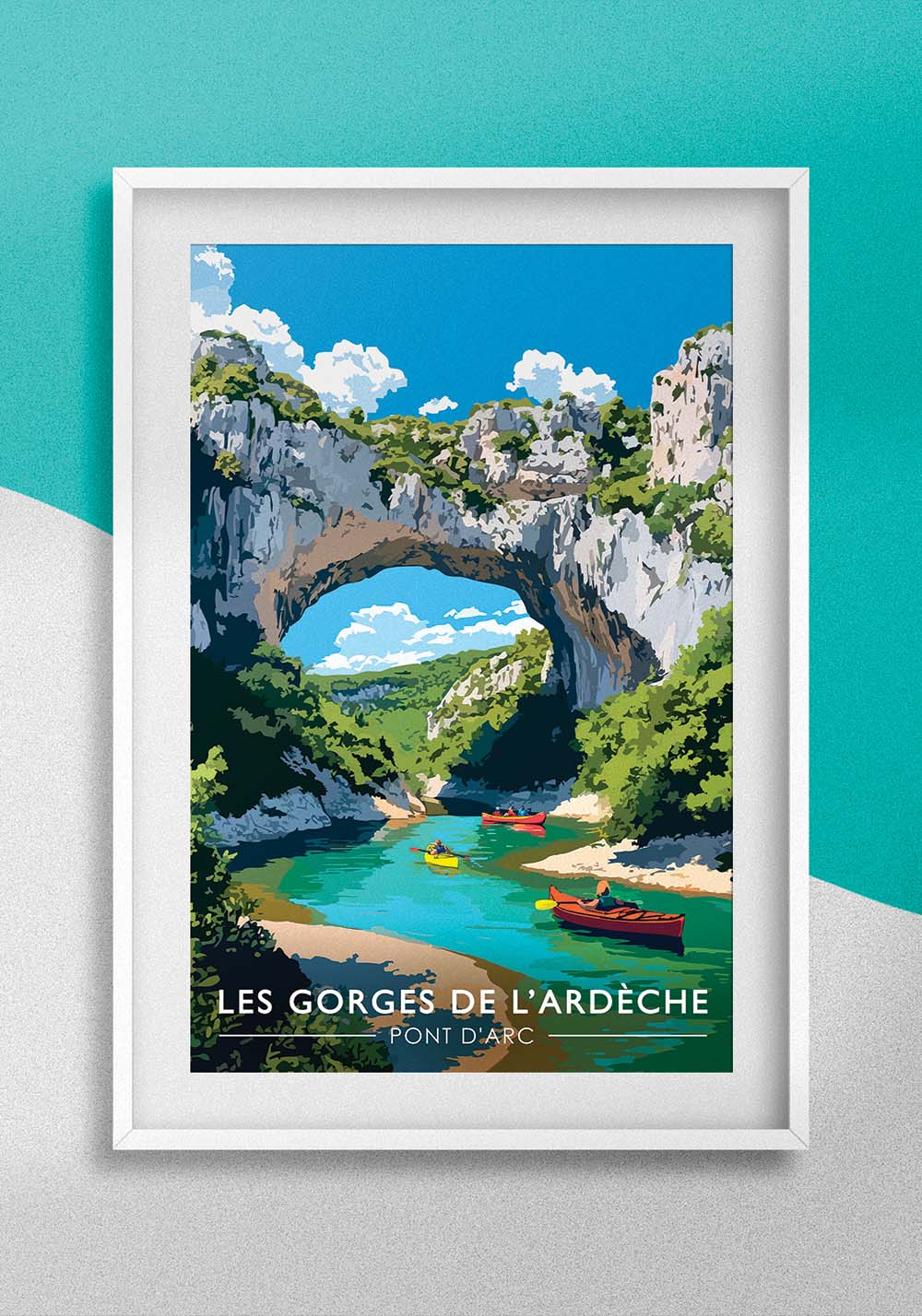 Poster pont d'Arc