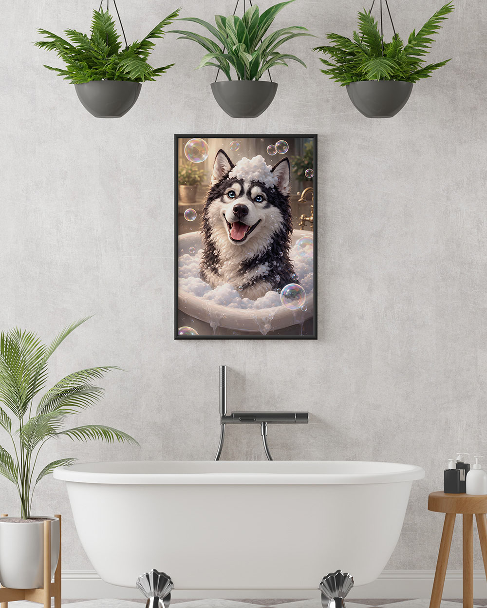 Poster salle de bain