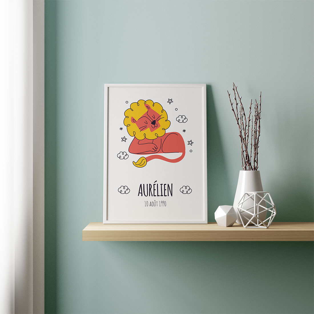 Poster signe Lion Poster signe Lion