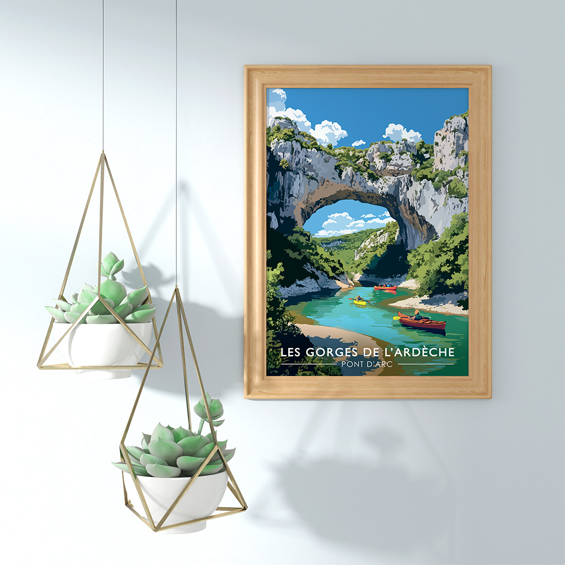 Poster Vallon Pont d'Arc Poster Vallon-Pont-d'Arc