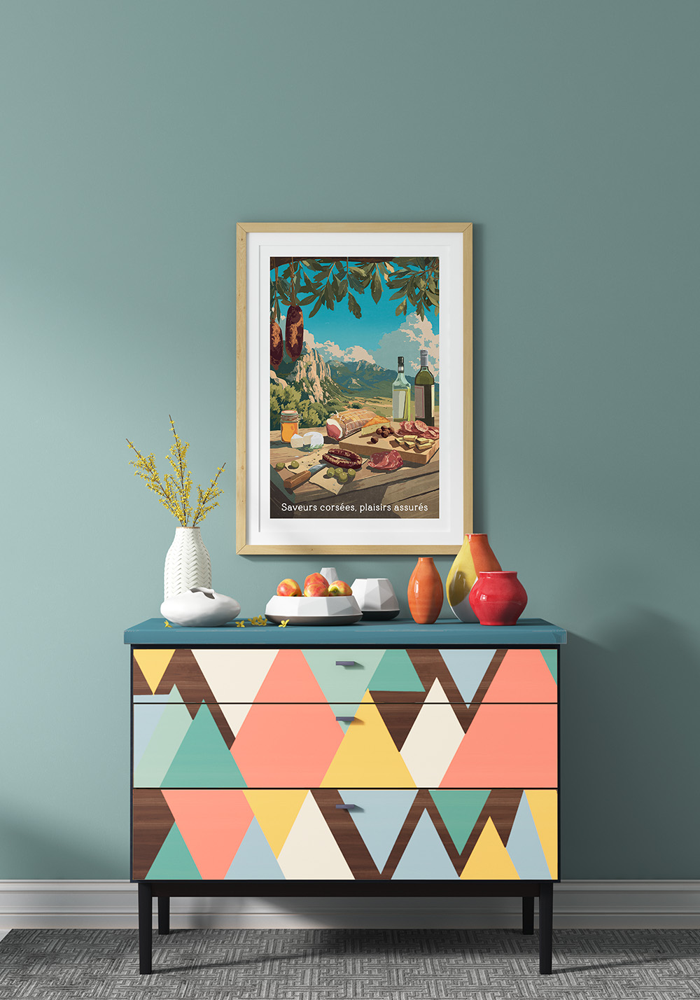 Poster vintage Corse