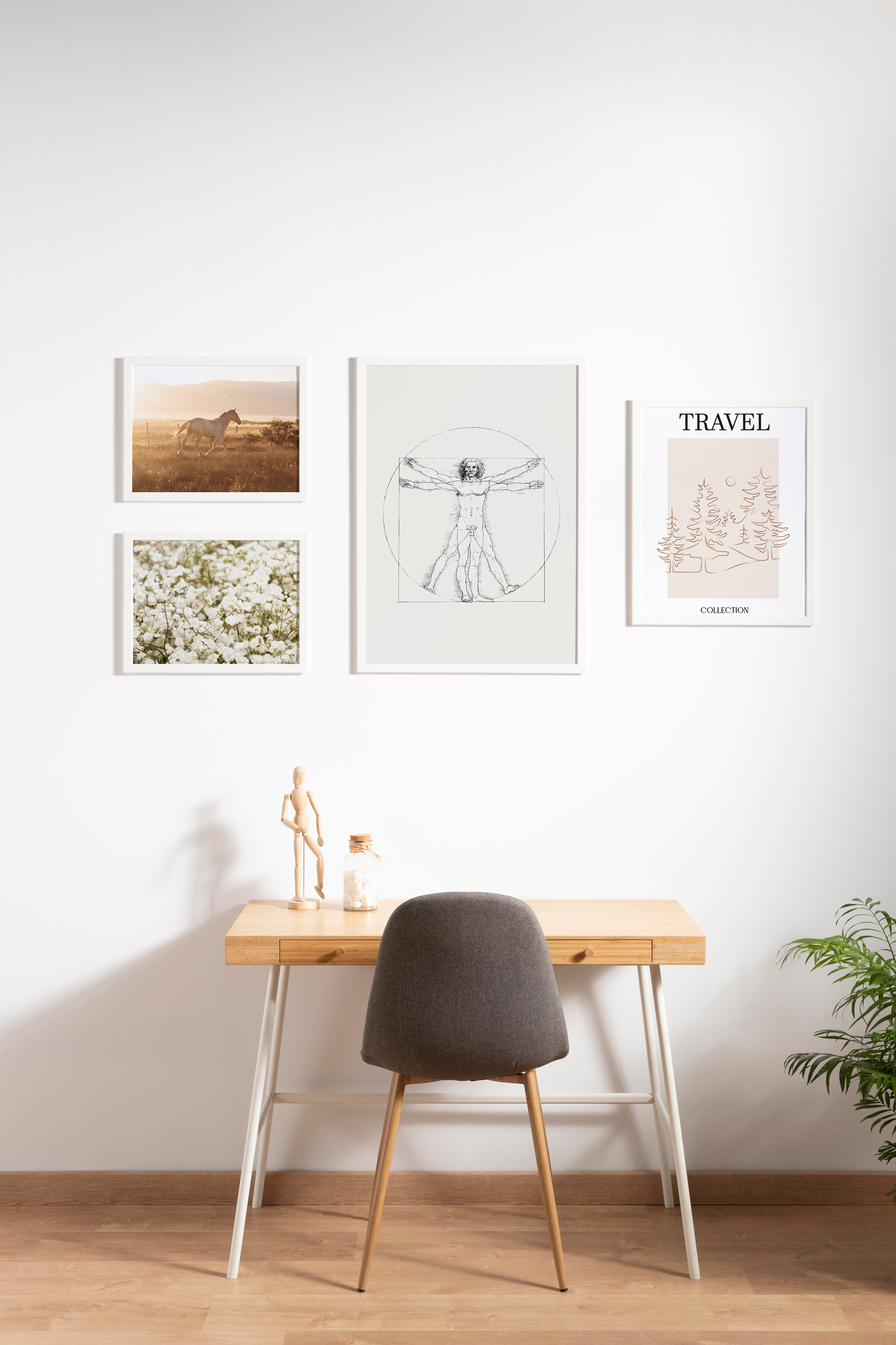 Posters couleur beige décoration murale