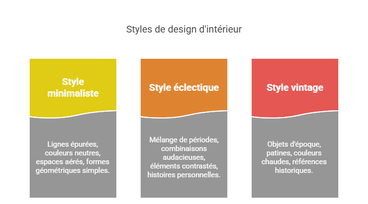 Cadre et décoration murale : L'art de sublimer vos espaces Les éléments clés de chaque style décoratif