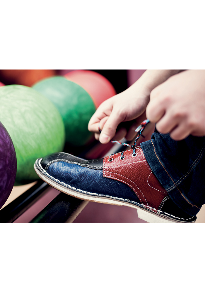 Salle de bowling chaussures permet de glisser Décor mural Artcamia