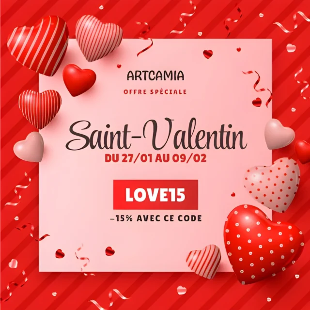 C'est beau l'amour 💕

Le 14 février approche à grands pas et quoi de mieux que d’offrir à votre moitié un cadeau original et durable ?

À cette occasion, nous vous invitons à découvrir notre nouvelle collection d'affiches dédiée à tous les amoureux 👩‍❤️‍👨 Ces posters sont parfaits pour une déco moderne et pleine de charme.

En plus, jusqu'au 09/02 inclus, vous pouvez profiter de 15% de remise sur tous nos posters !

#artcamia #saintvalentin #amour #love #couple #cadeausaintvalentin #promo #affiches #posters #madeinfrance