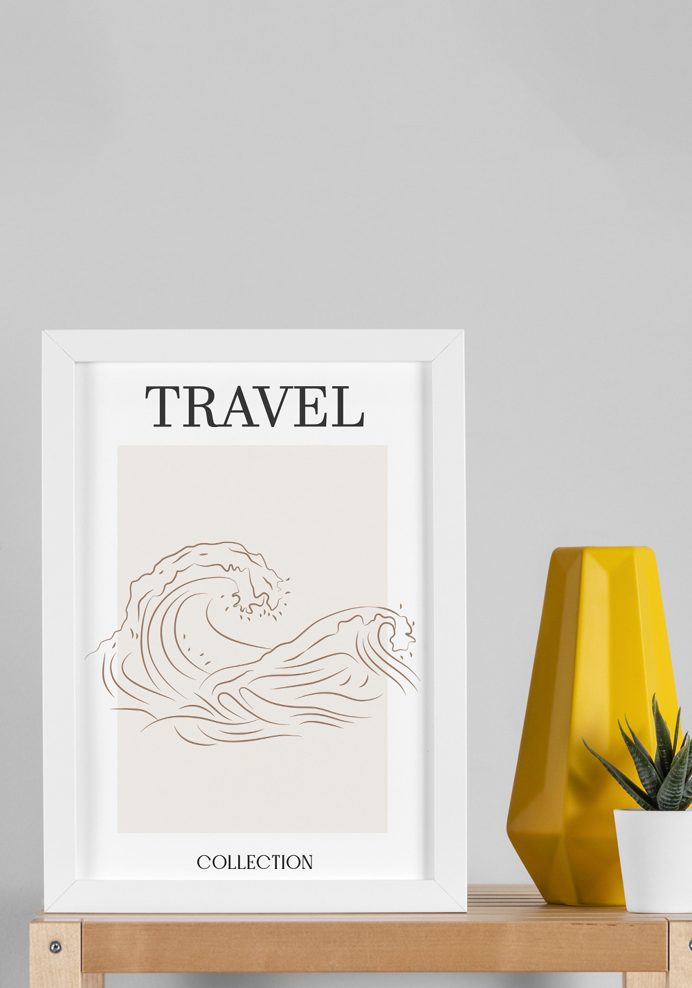 Travel océan vague Affiche salon