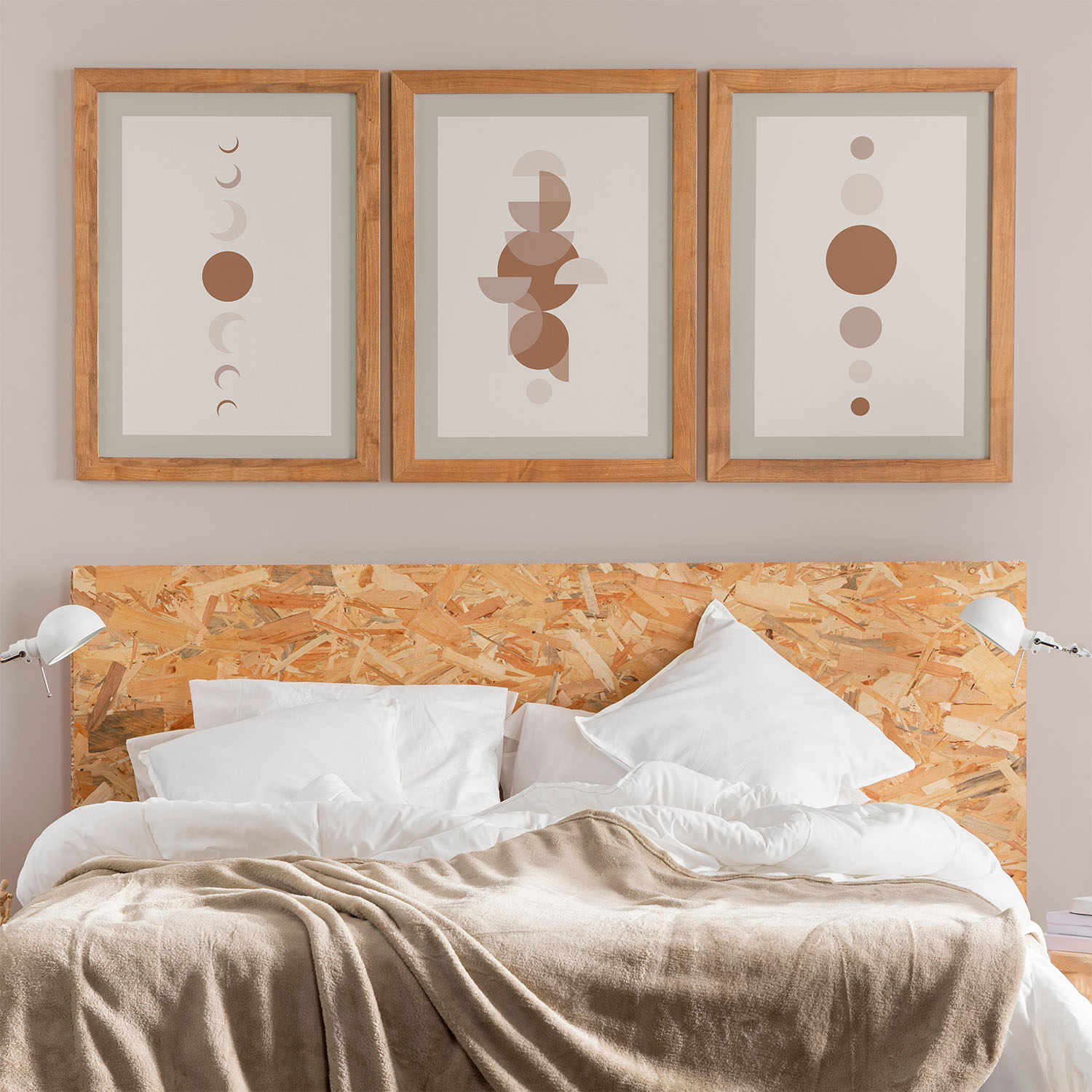 Trio d'affiches lunaires