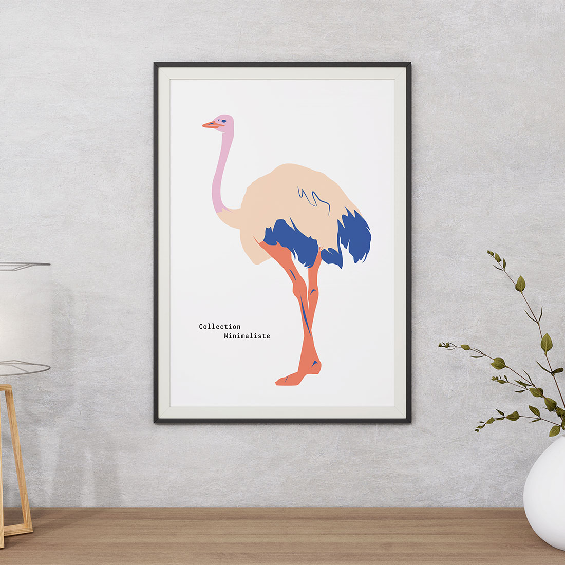 Affiche animal oiseau