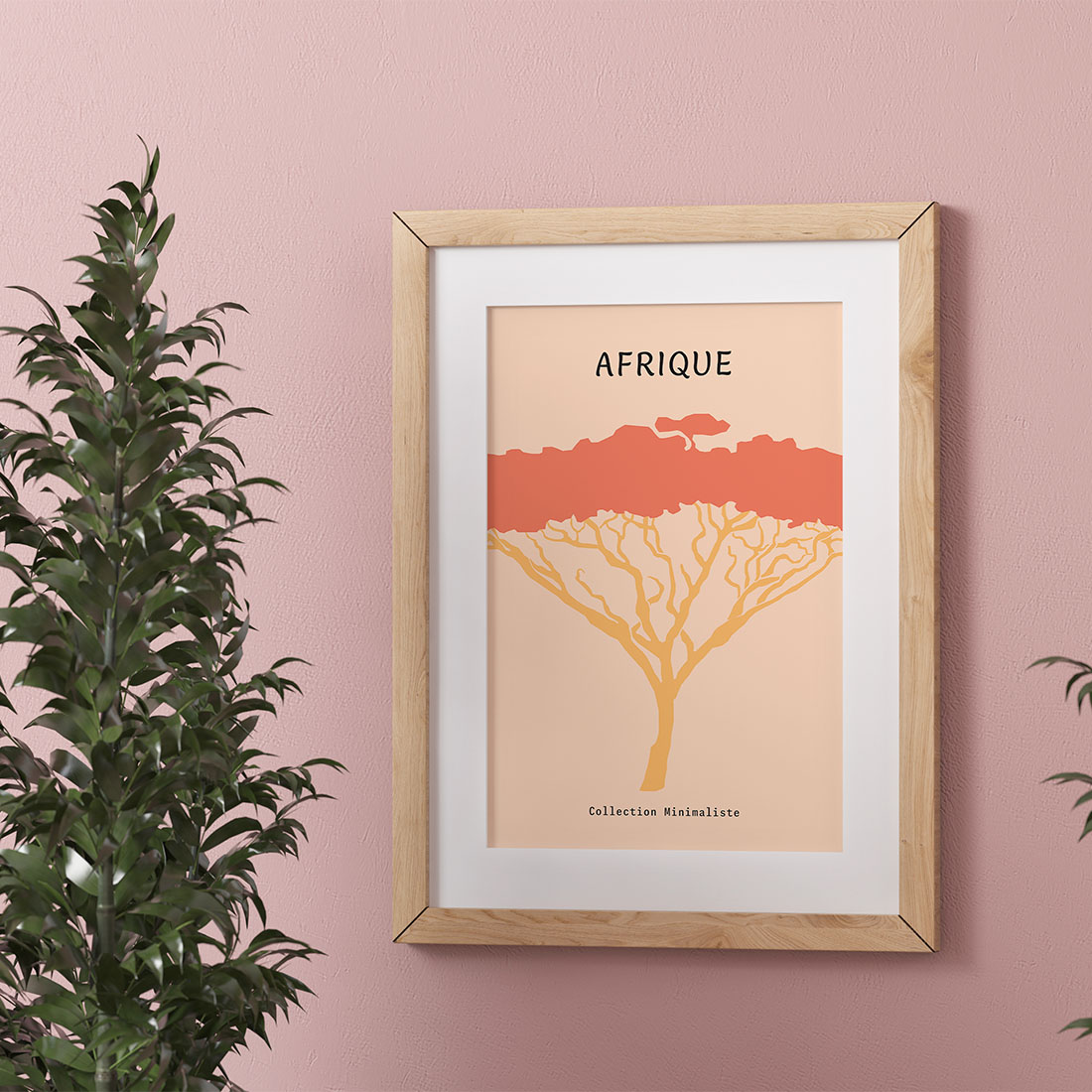 Affiche arbre Afrique