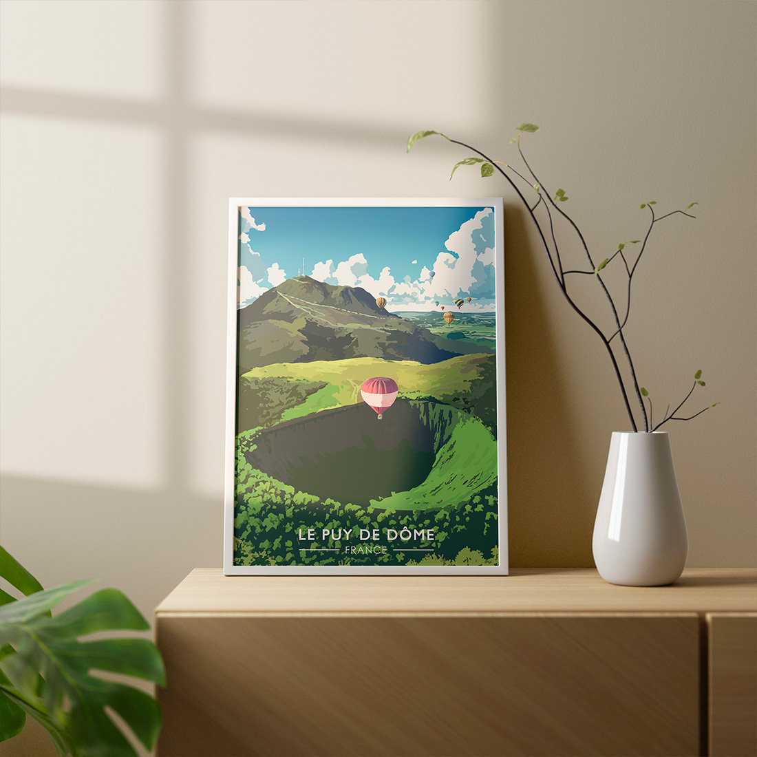 Affiche Auvergne Puy de Dôme