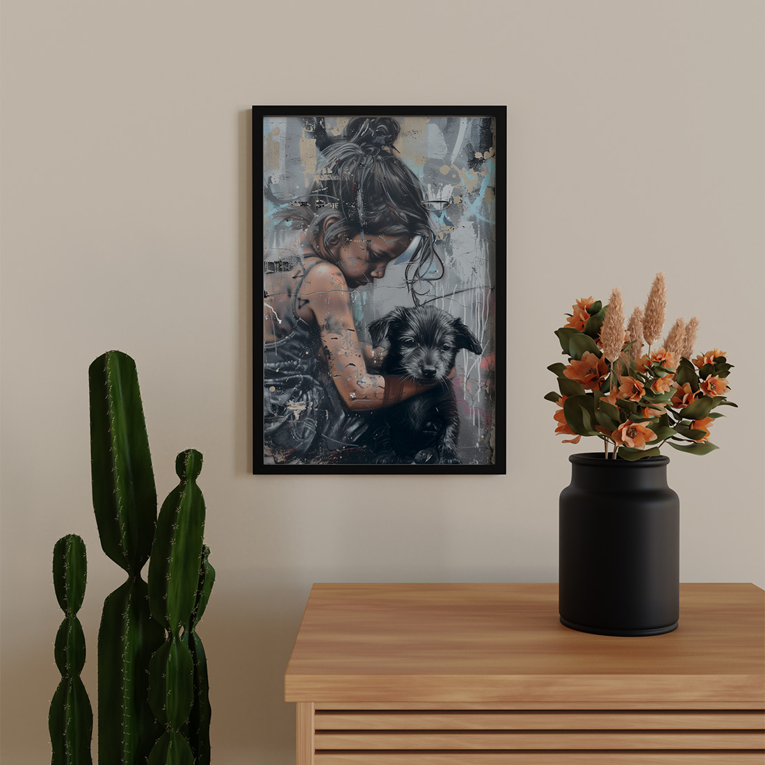 Affiche bébé animal