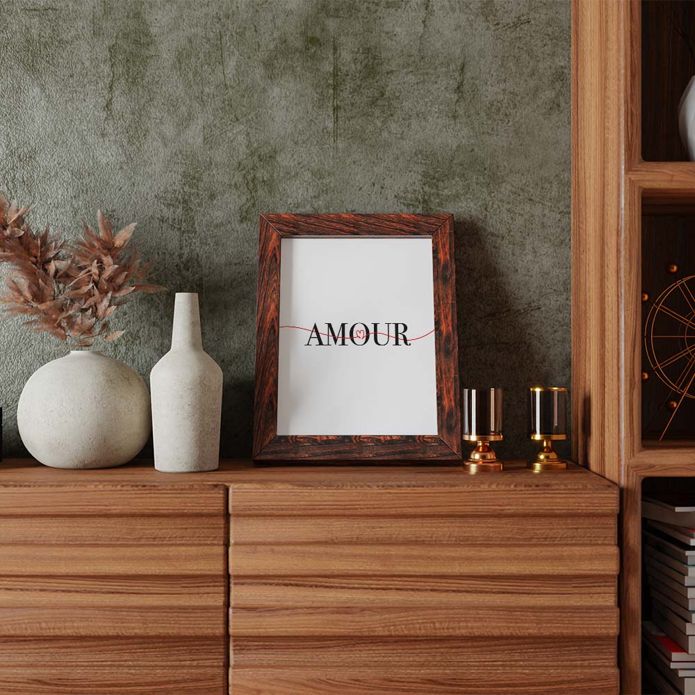 Affiche chambre minimaliste