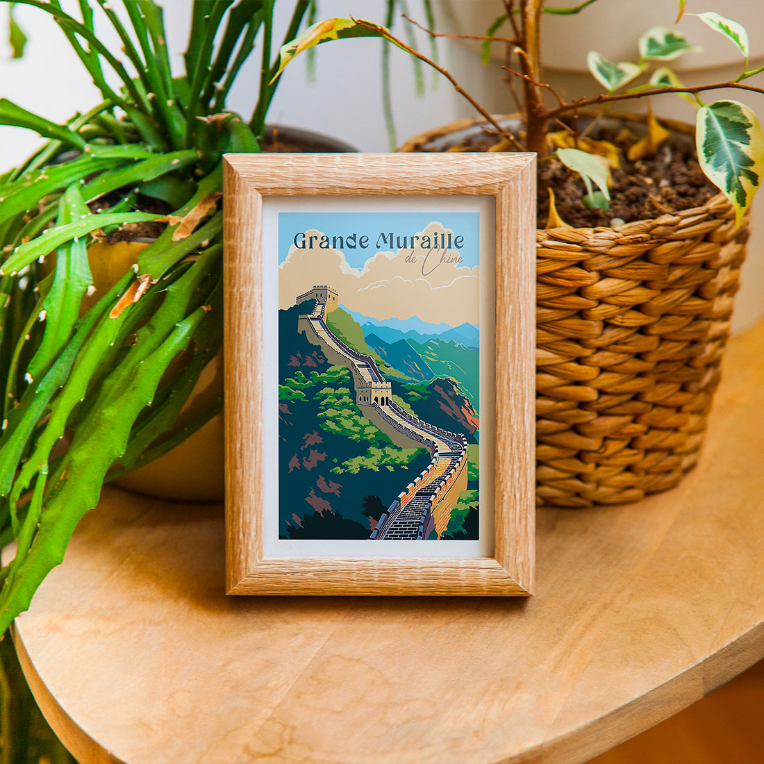 Affiche Chine La Grande Muraille