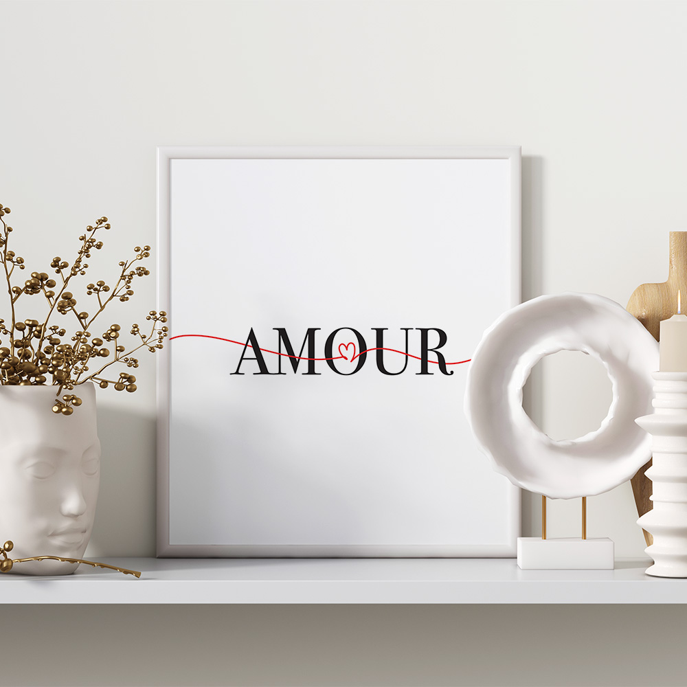 Affiche couple amoureux