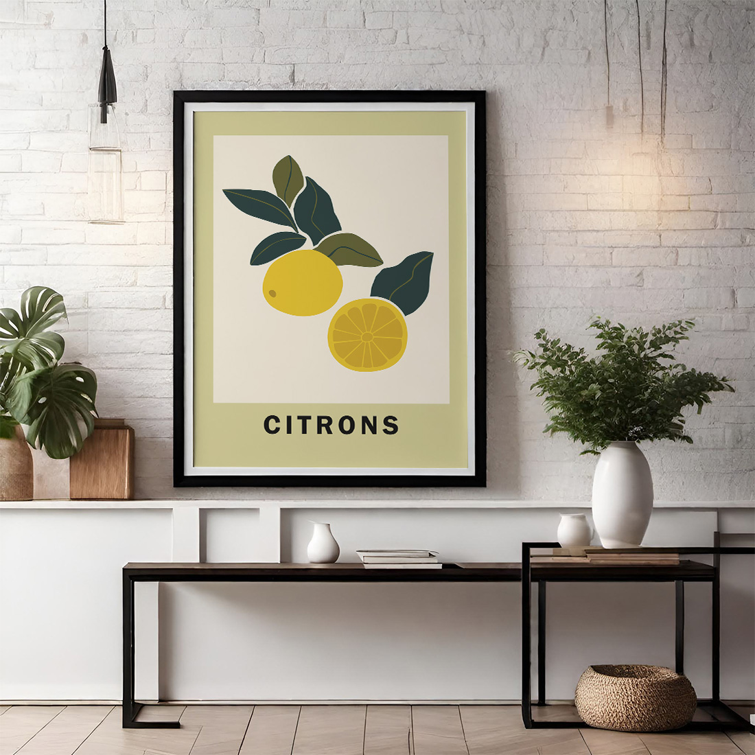 Affiche cuisine citrons