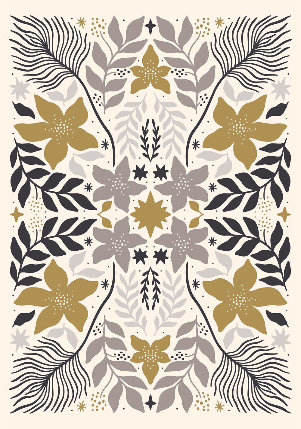 Affiche florales fêtes
