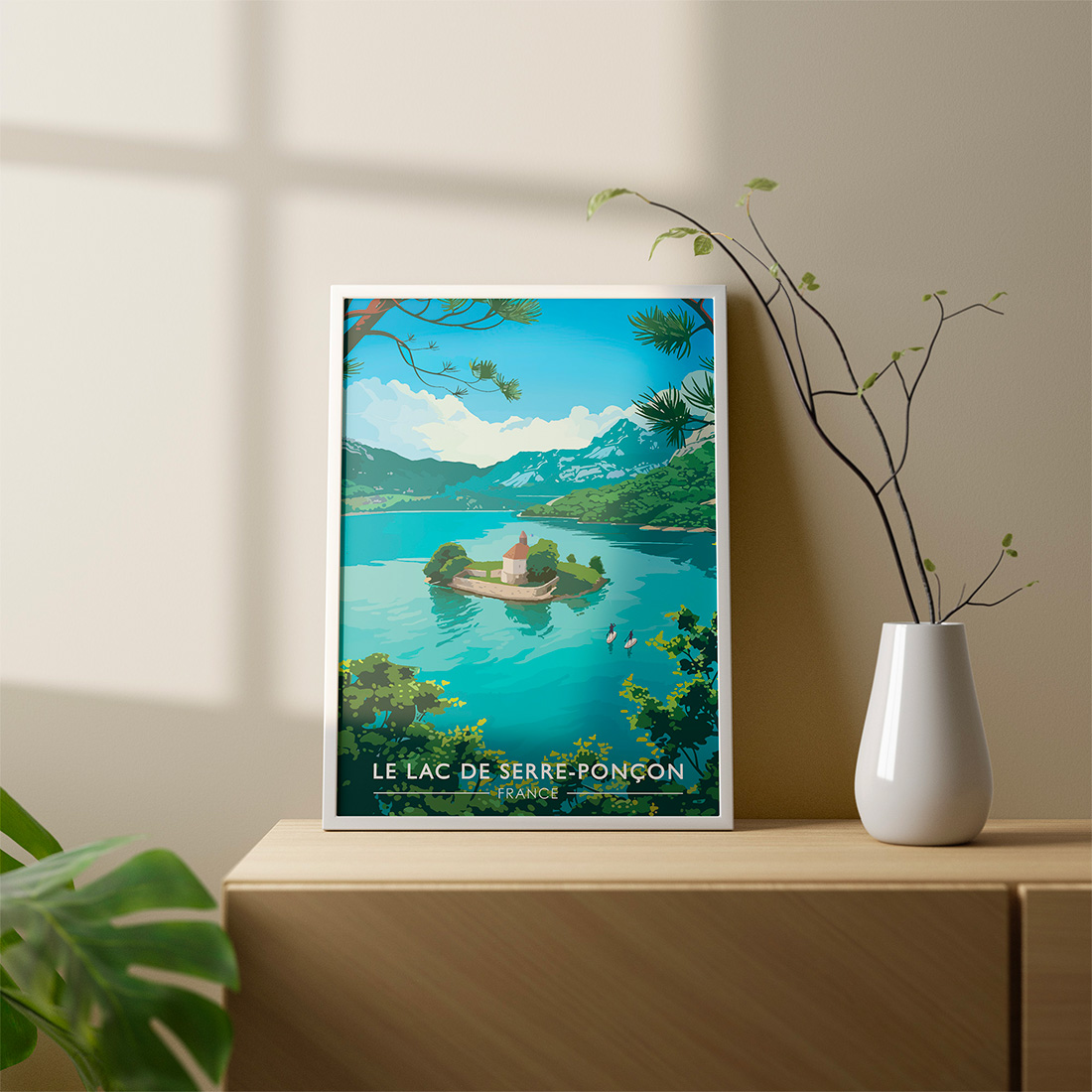 Affiche îlot Saint-Michel Hautes-Alpes