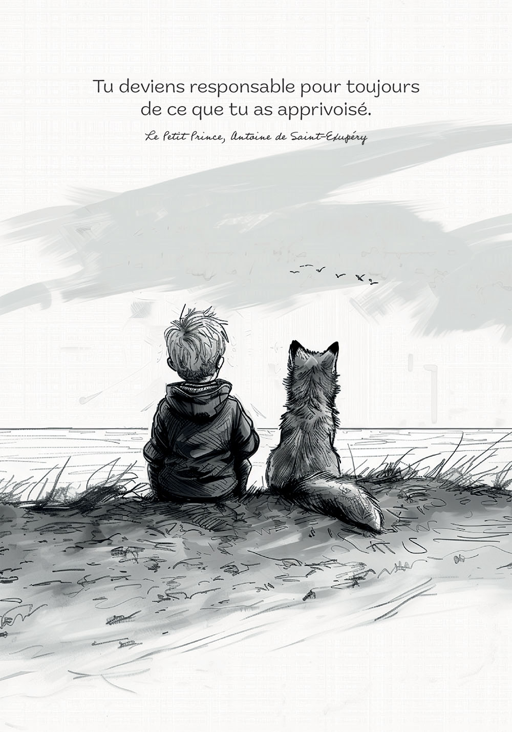 Affiche citation le Petit Prince