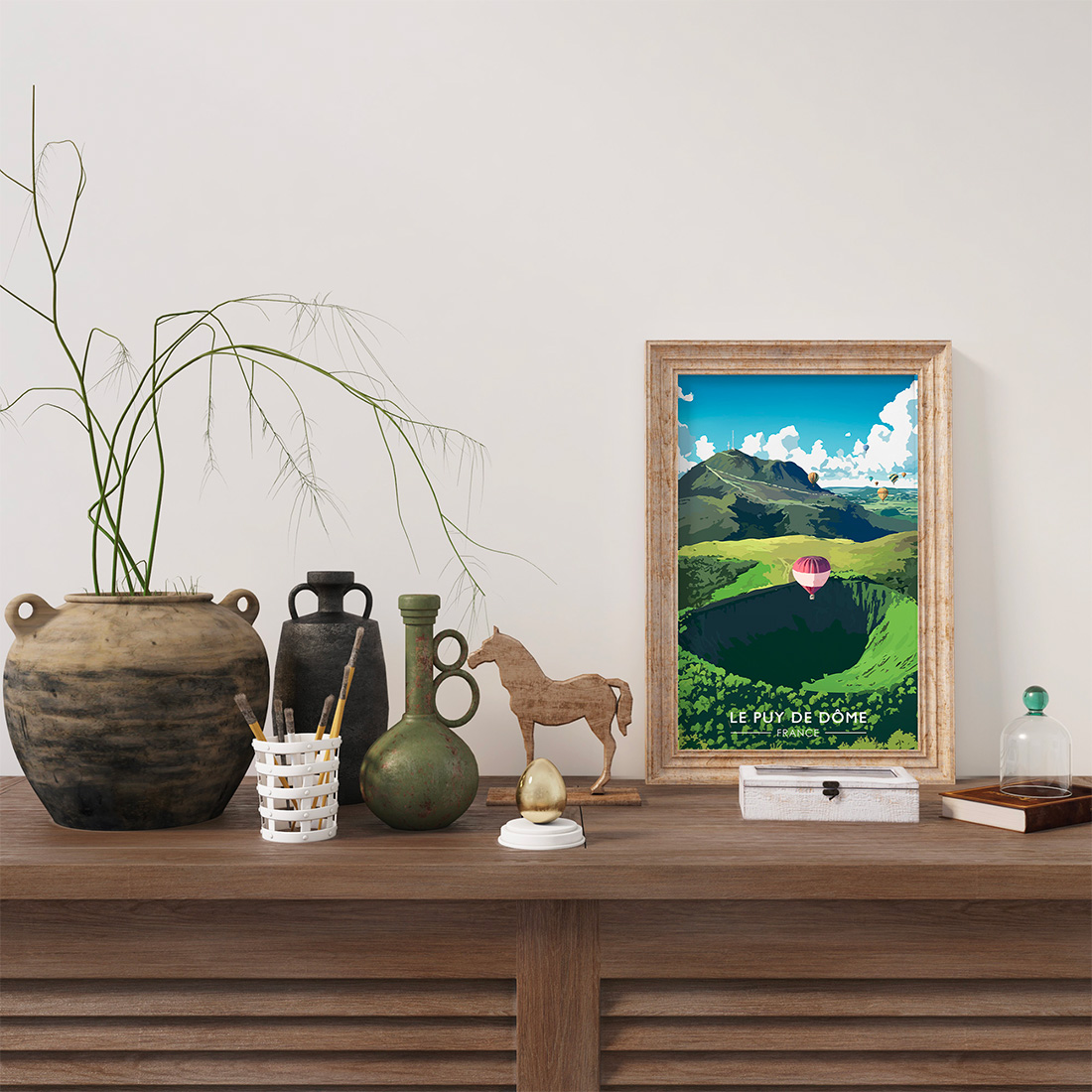 Affiche Massif Central volcan