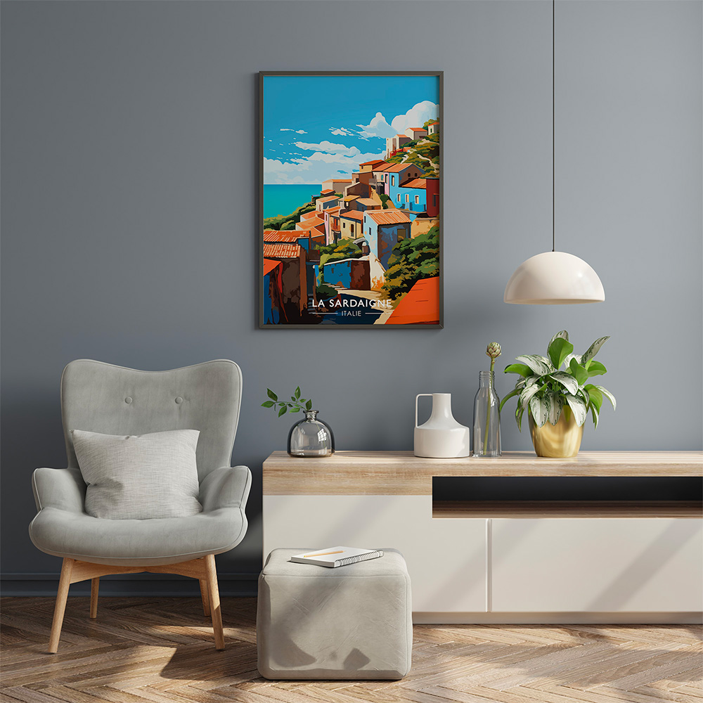 Affiche mer Méditerranée
