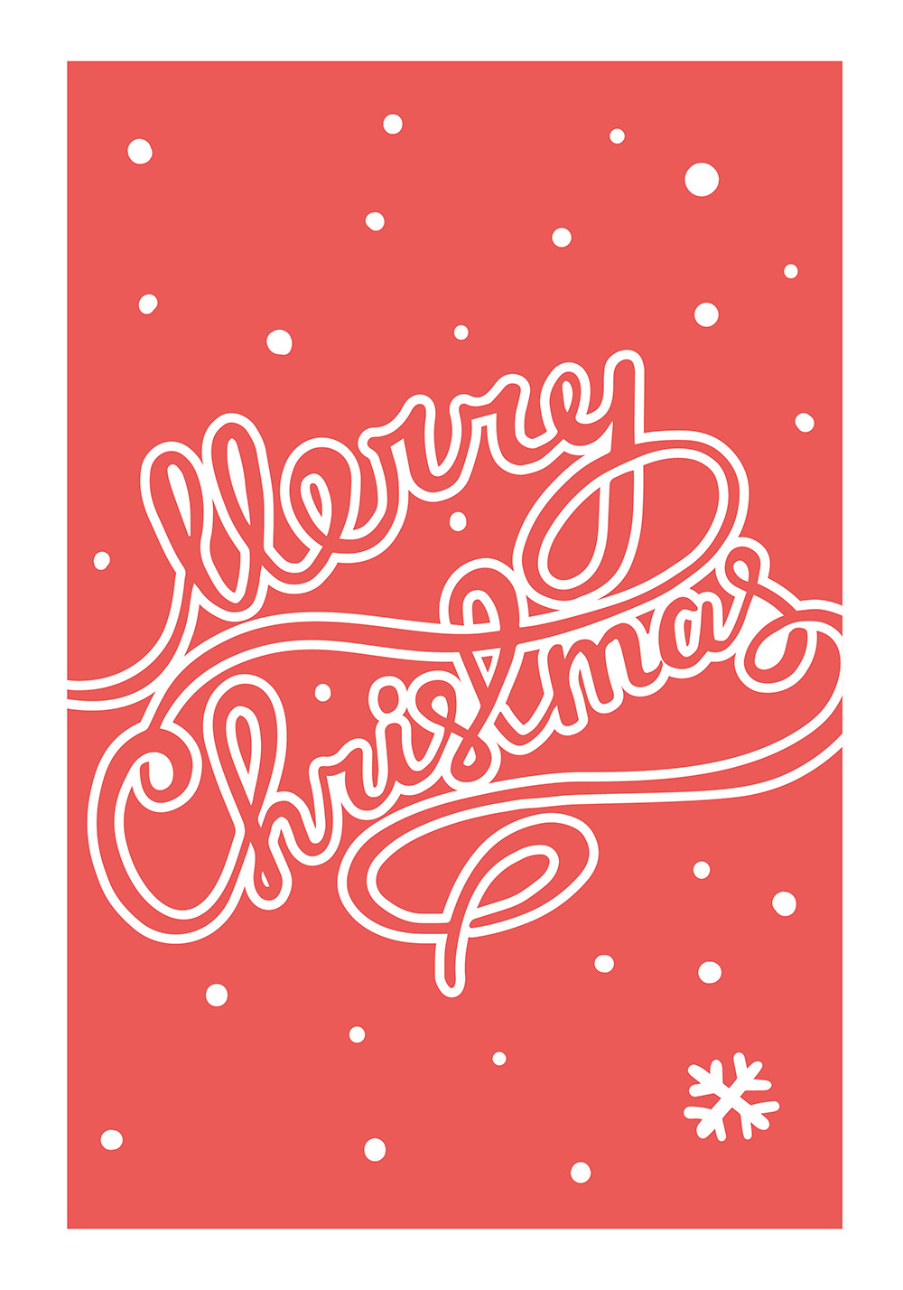 Affiche Merry Christmas Noel
