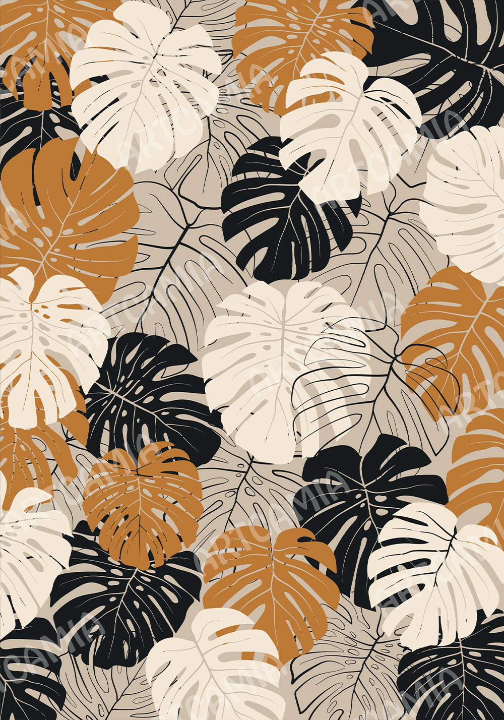 Affiche Motif Botanique