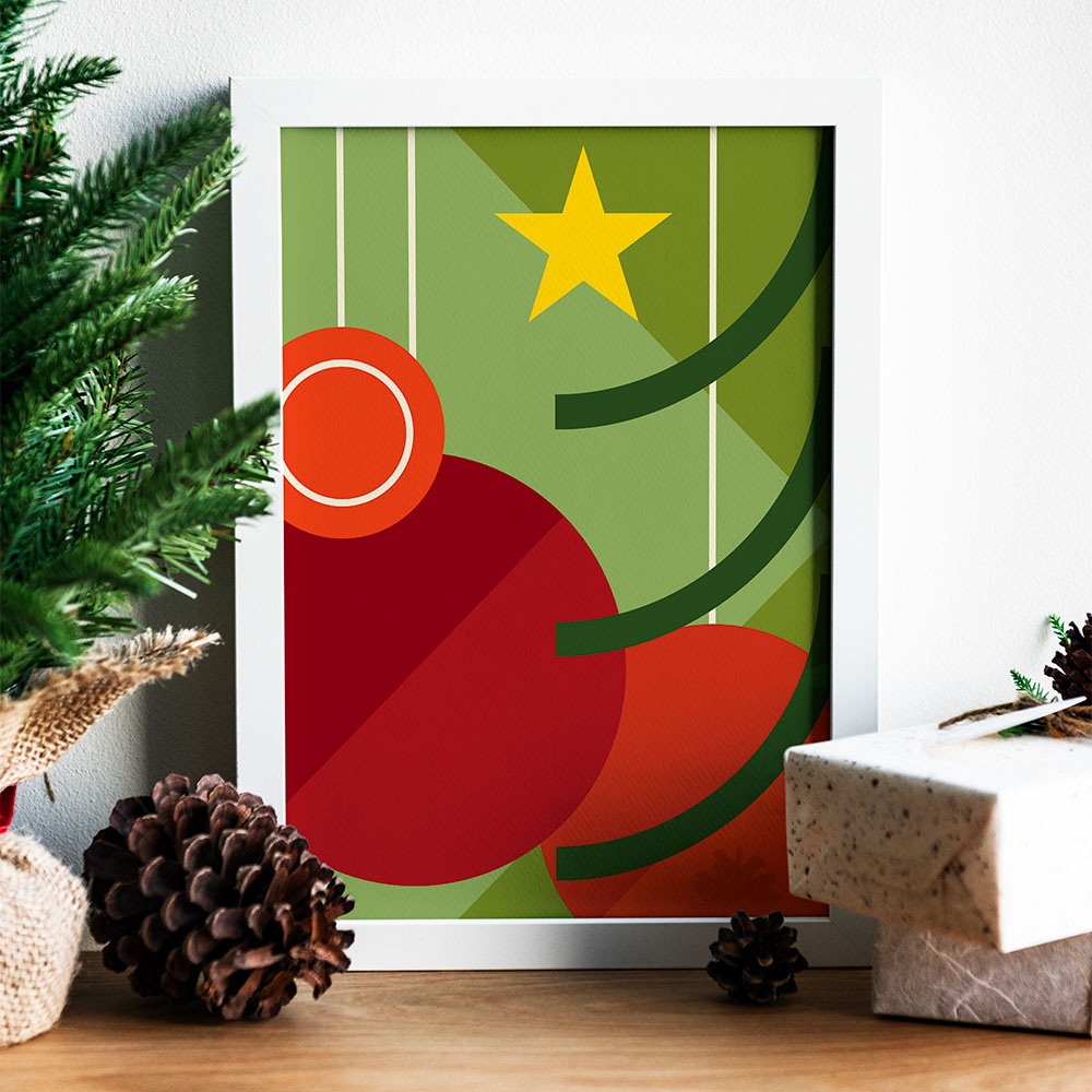 Affiche Noël déco