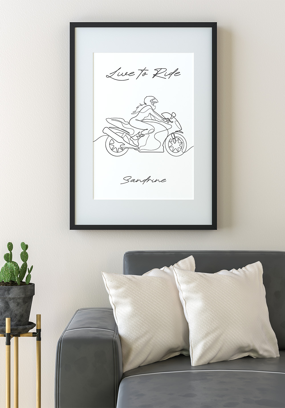 Affiche noir et blanc