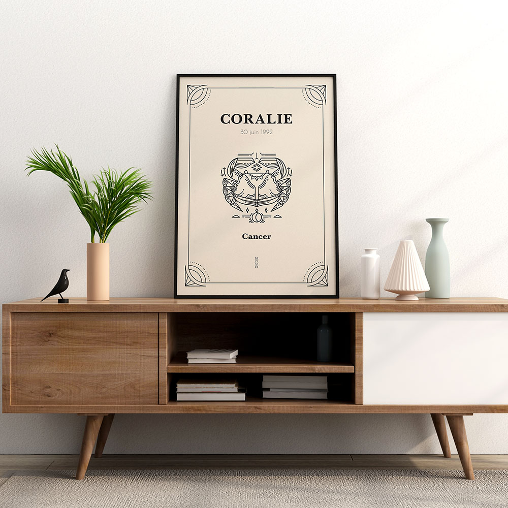 Affiche personnalisable Cancer