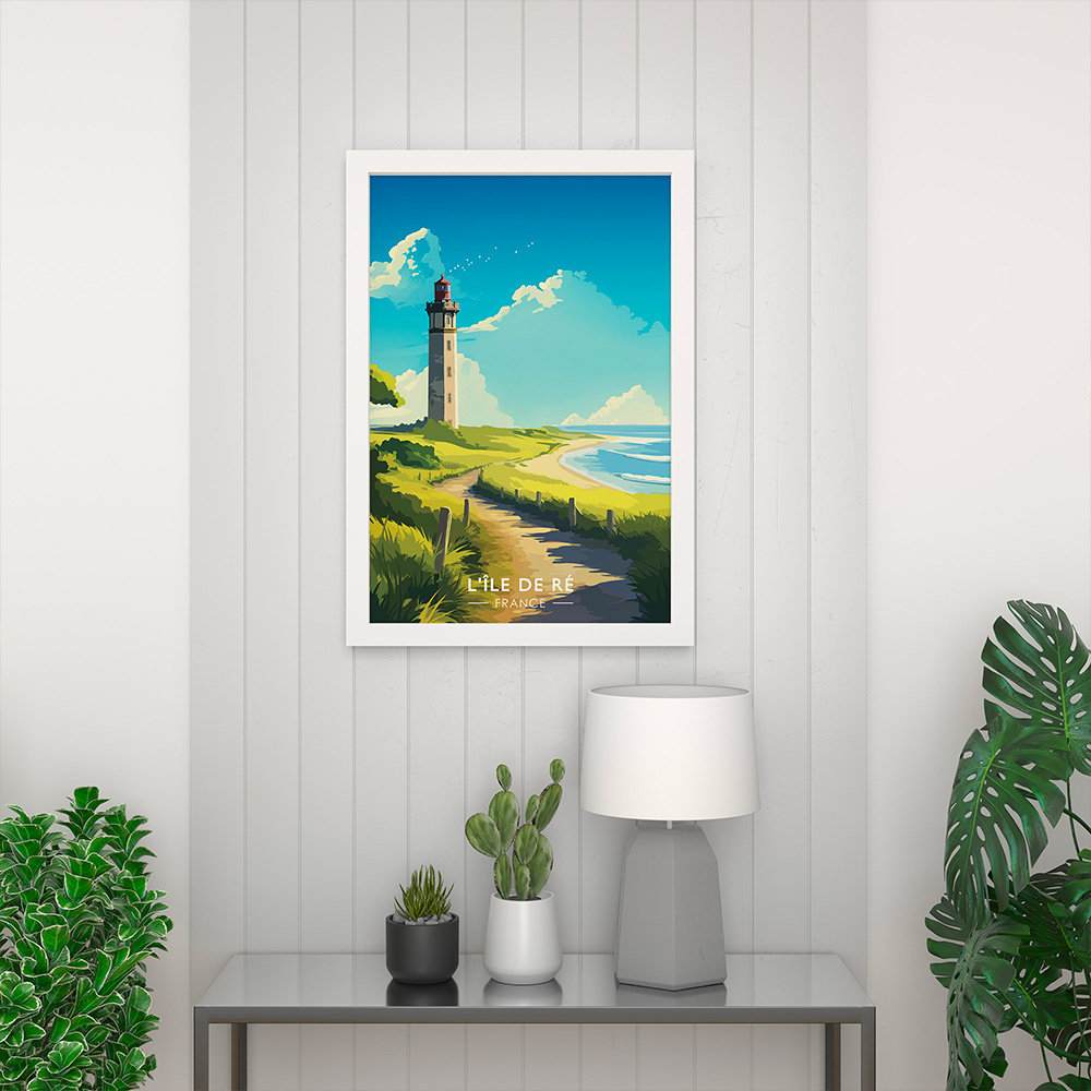 Affiche phare Poster mer
