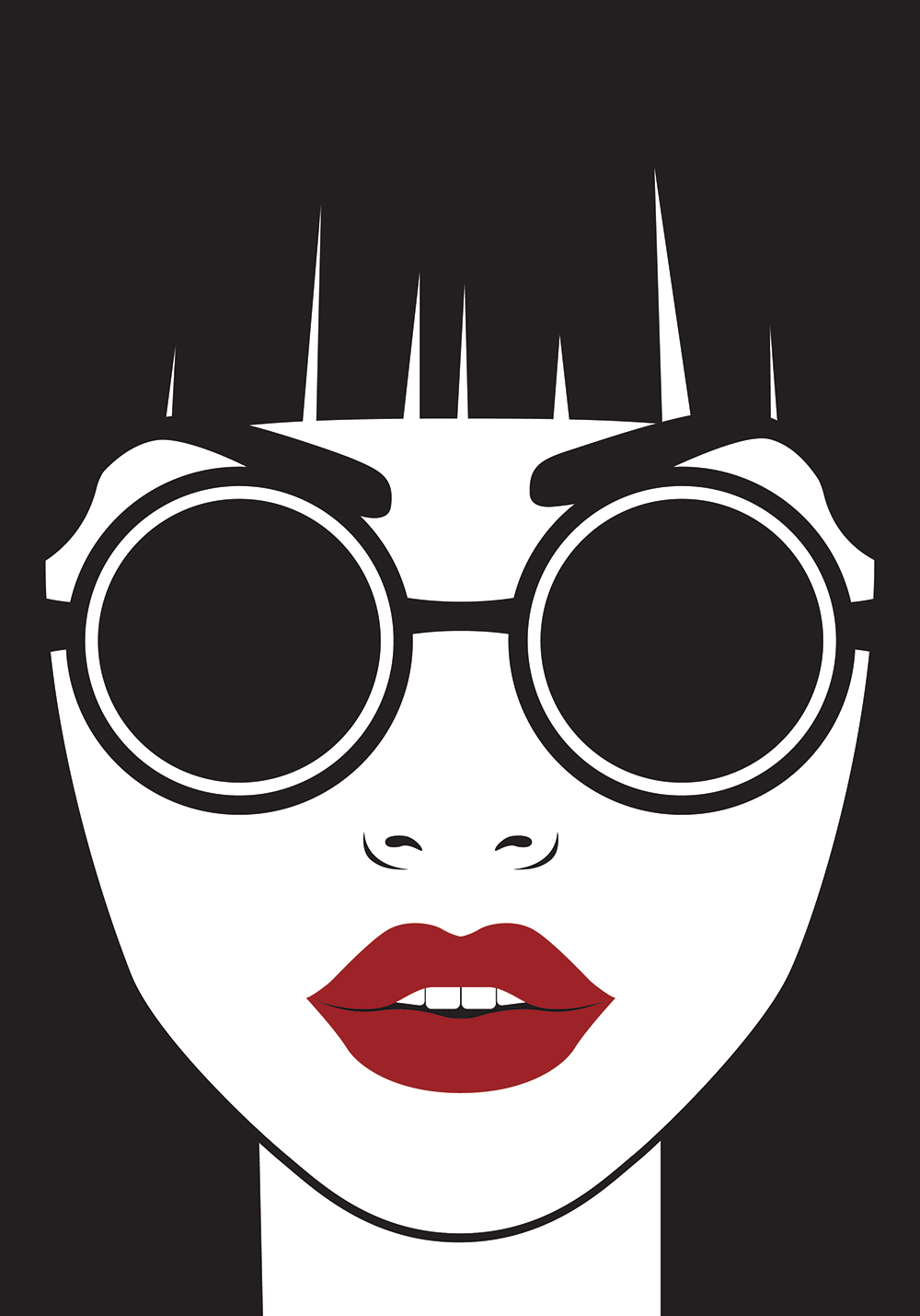 Affiche portrait femme