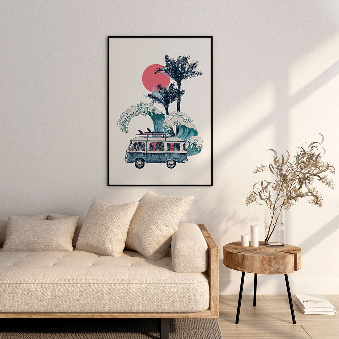 Affiche sport surf