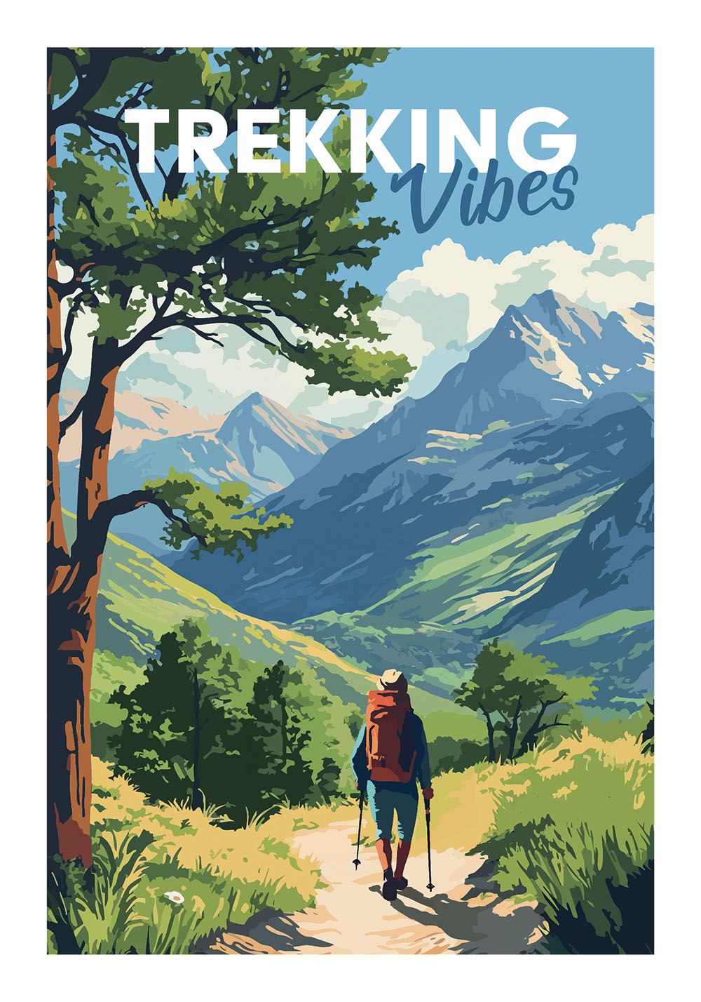 Affiche trekking
