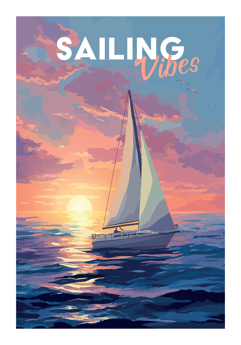 Affiche voilier