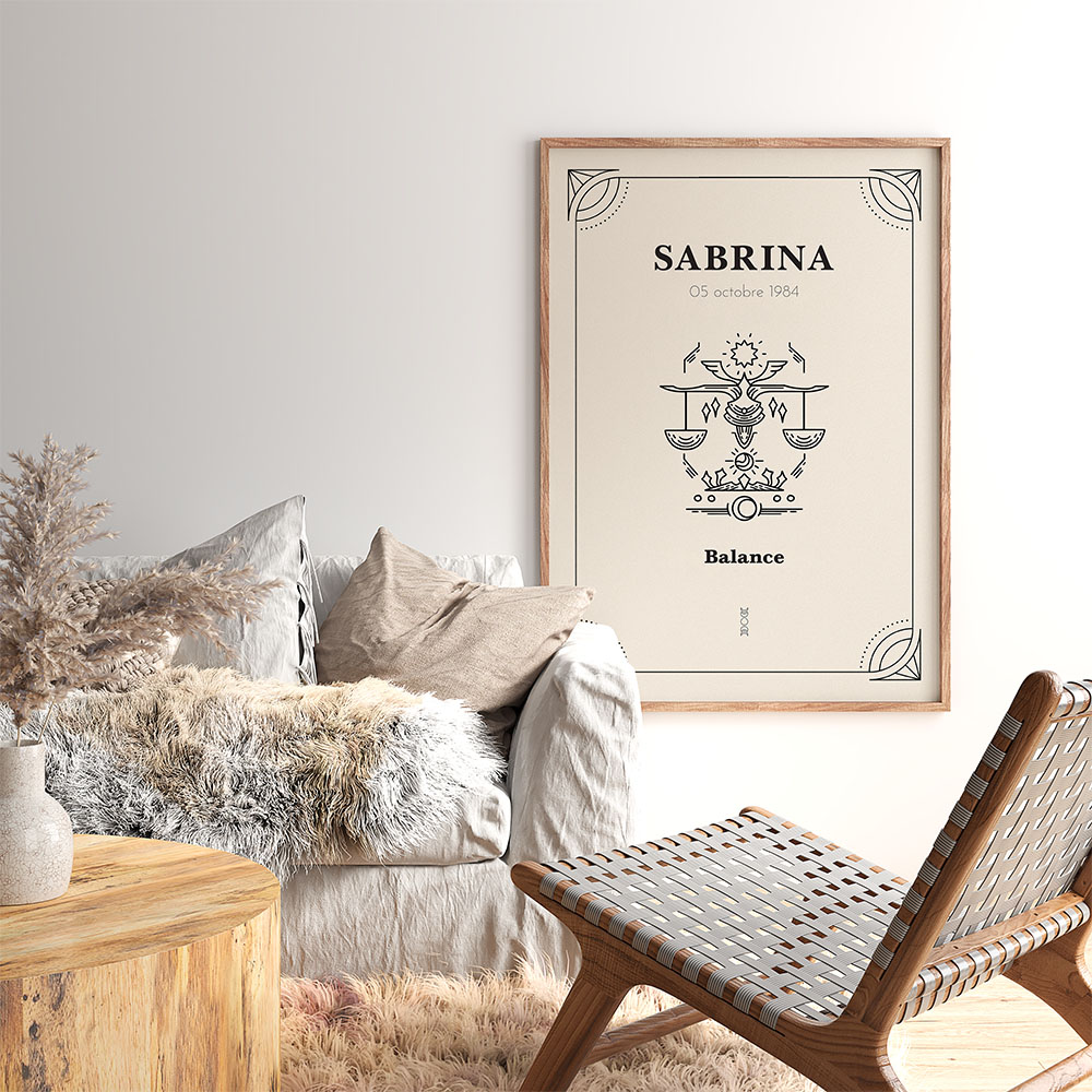 Balance astrologie Poster