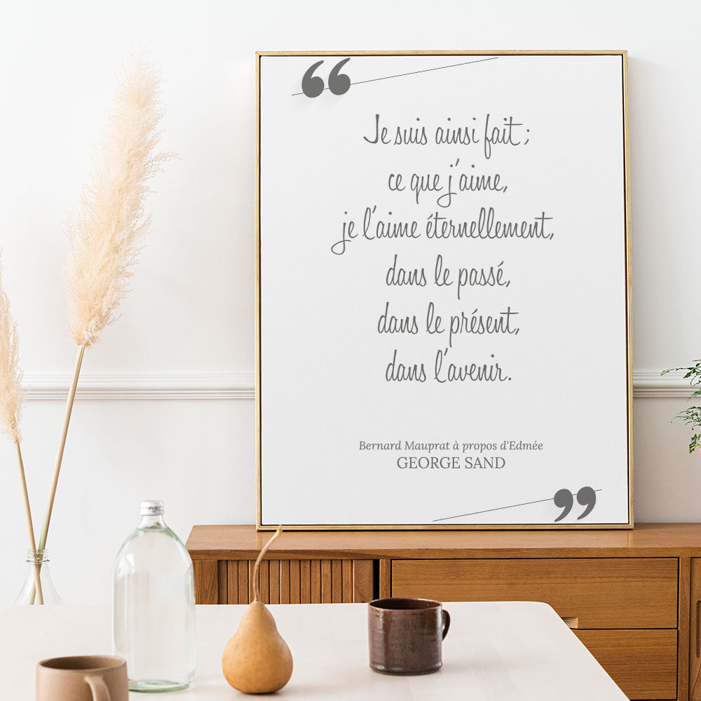 Déco murale citation