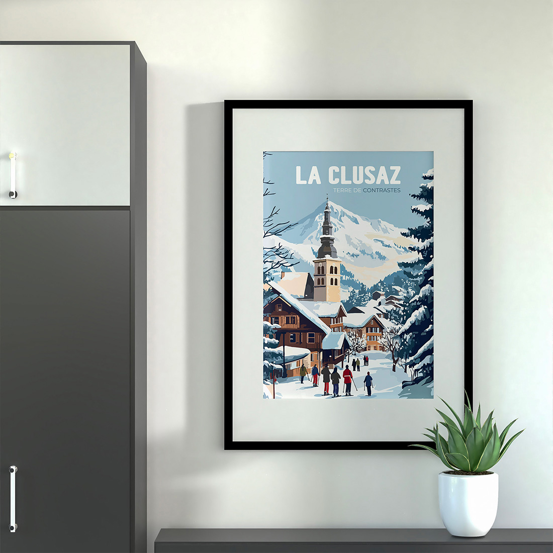 Poster Alpes La Clusaz