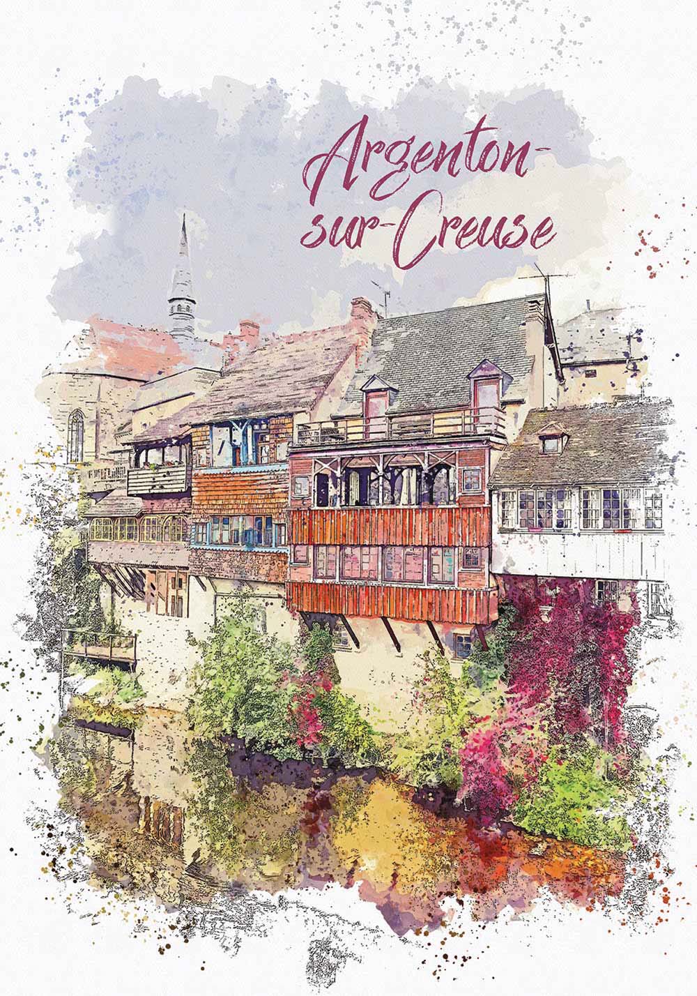Poster Argenton-sur-Creuse