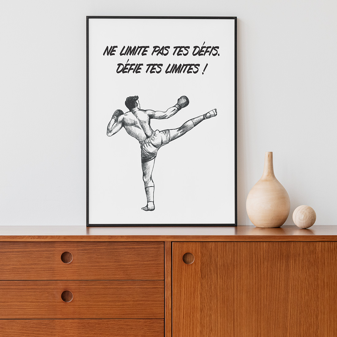 Poster boxe française
