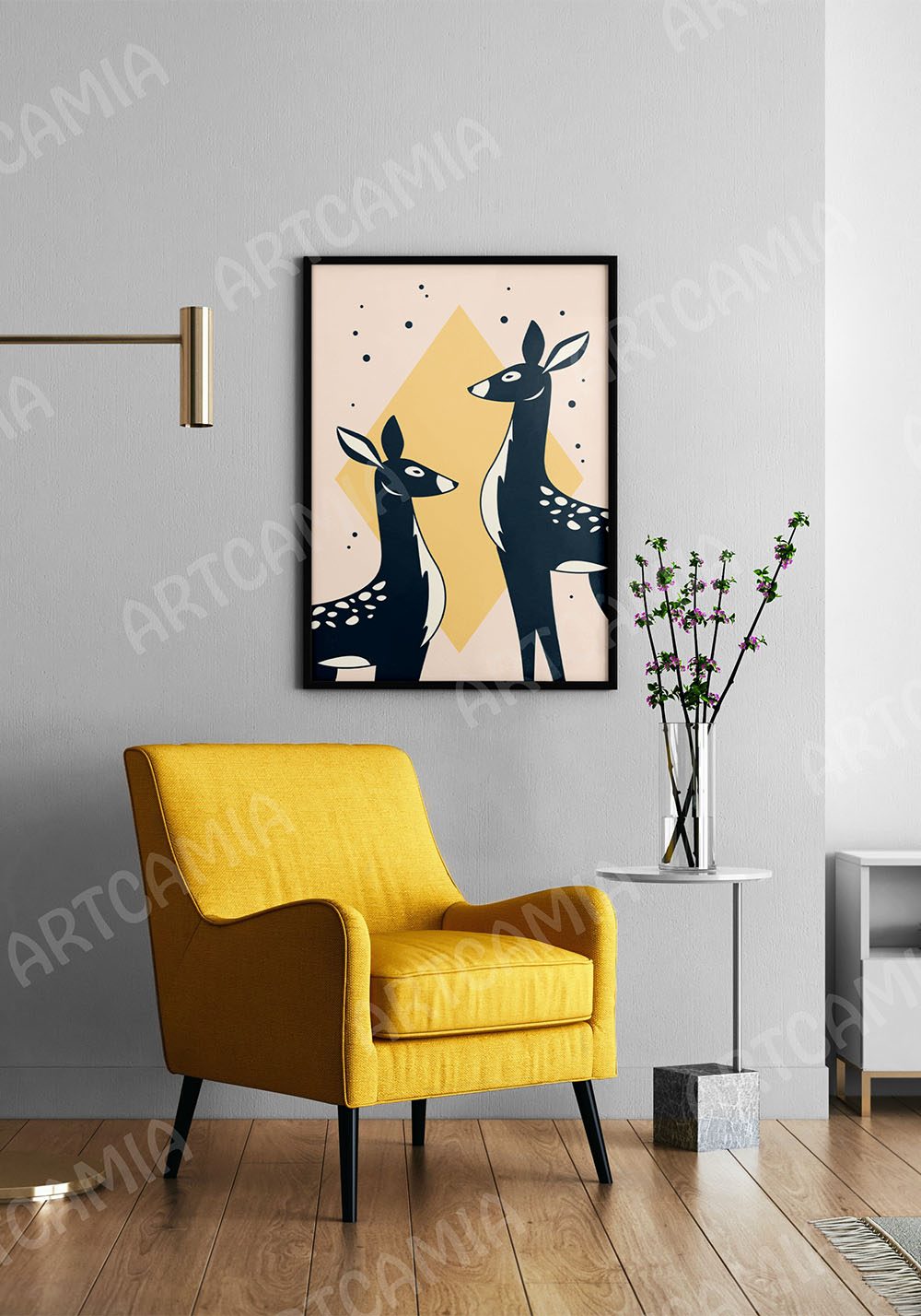 Poster cerf design