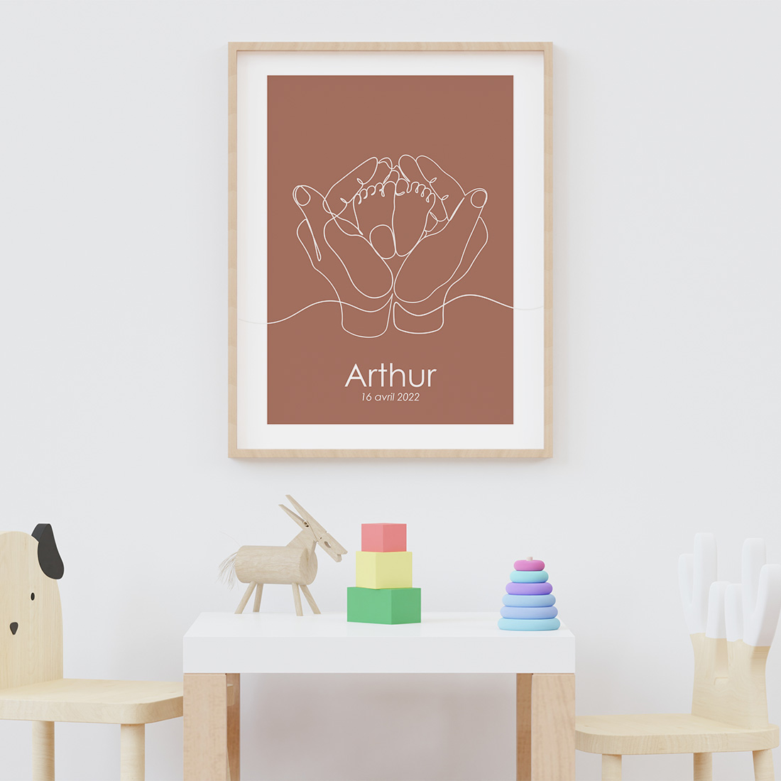 Poster chambre enfant - Affiche personnalisée
