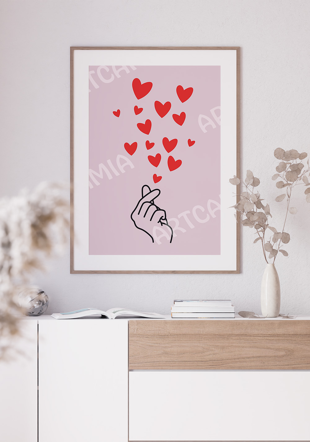 Poster coeurs