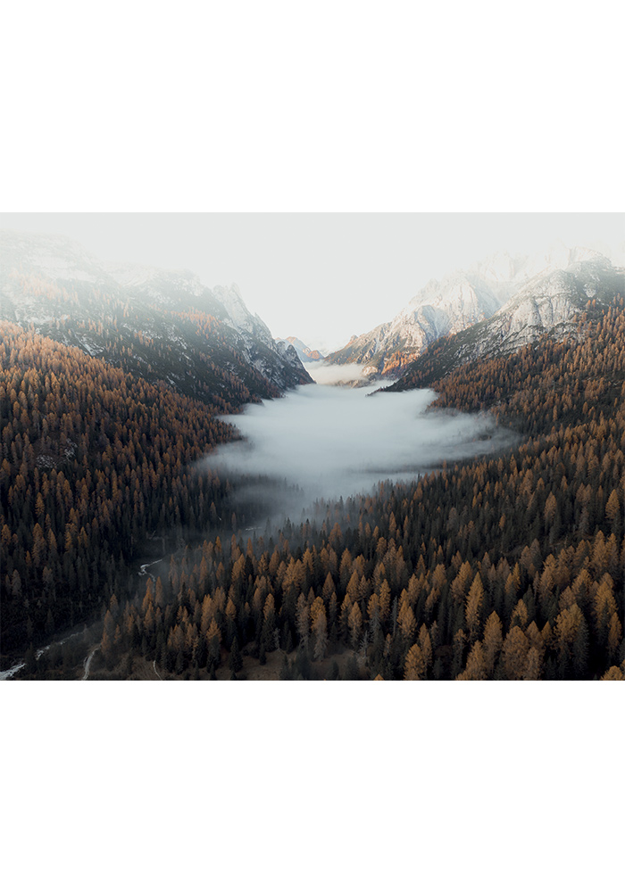 Poster Dolomites massif montagneux Affiche salon
