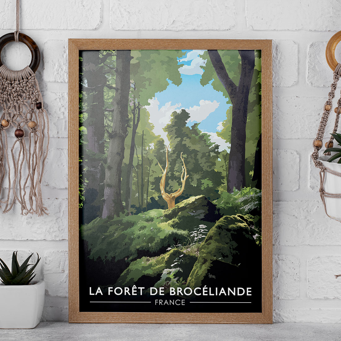 Poster Forêt de Brocéliande