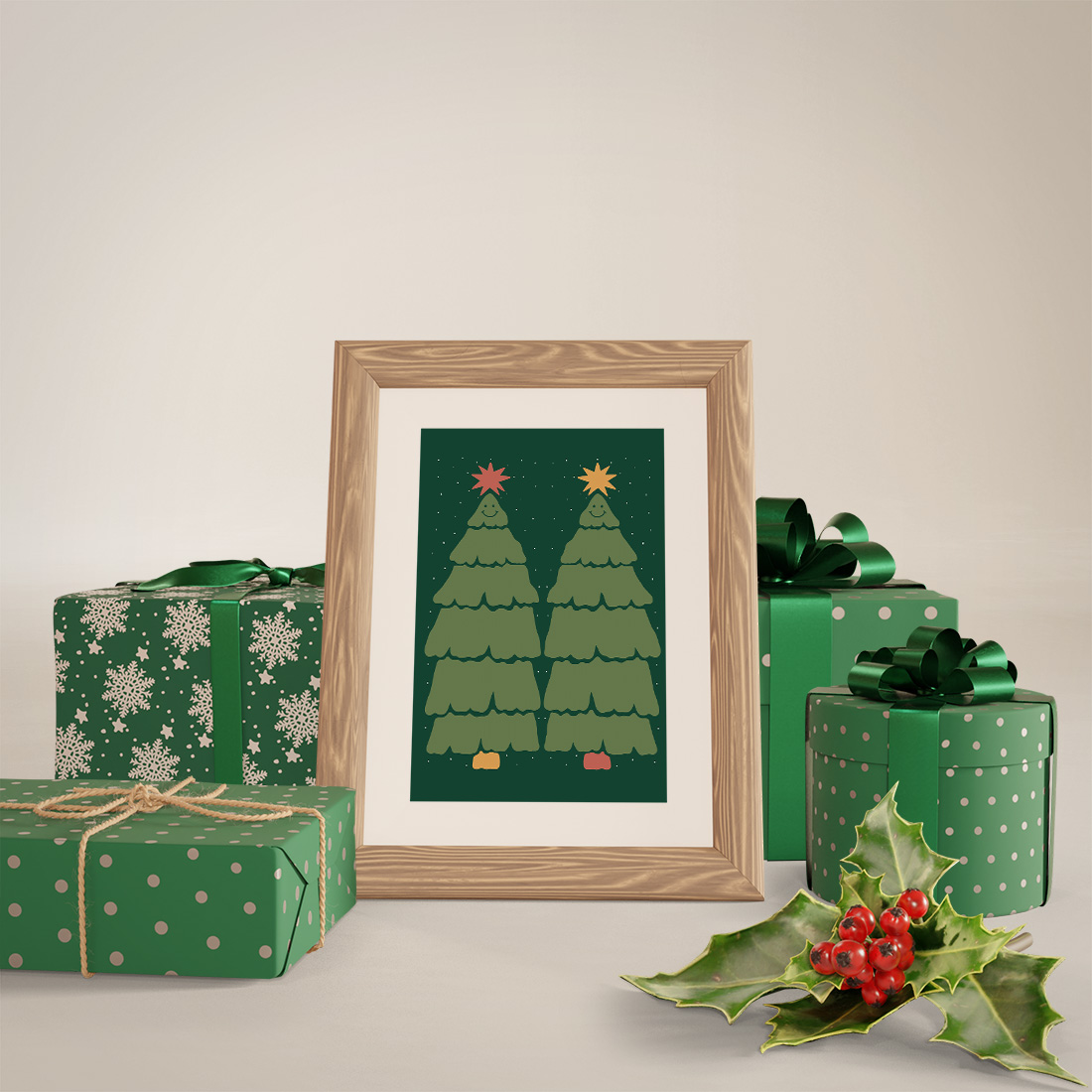 Poster forêt sapin